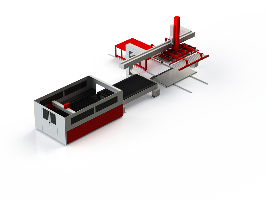 Automatic Metal Plate Vertical Loading And Unloading System