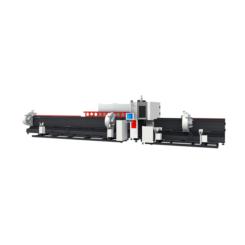 CC-T3 Series High Efficiency Zero Scrap Side-Hanging 3-Chuck Laser Tube Cutter