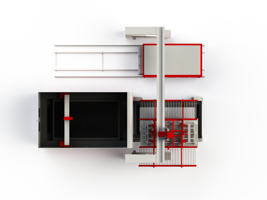 automatic sheet metal Horizontal Loading and Unloading System